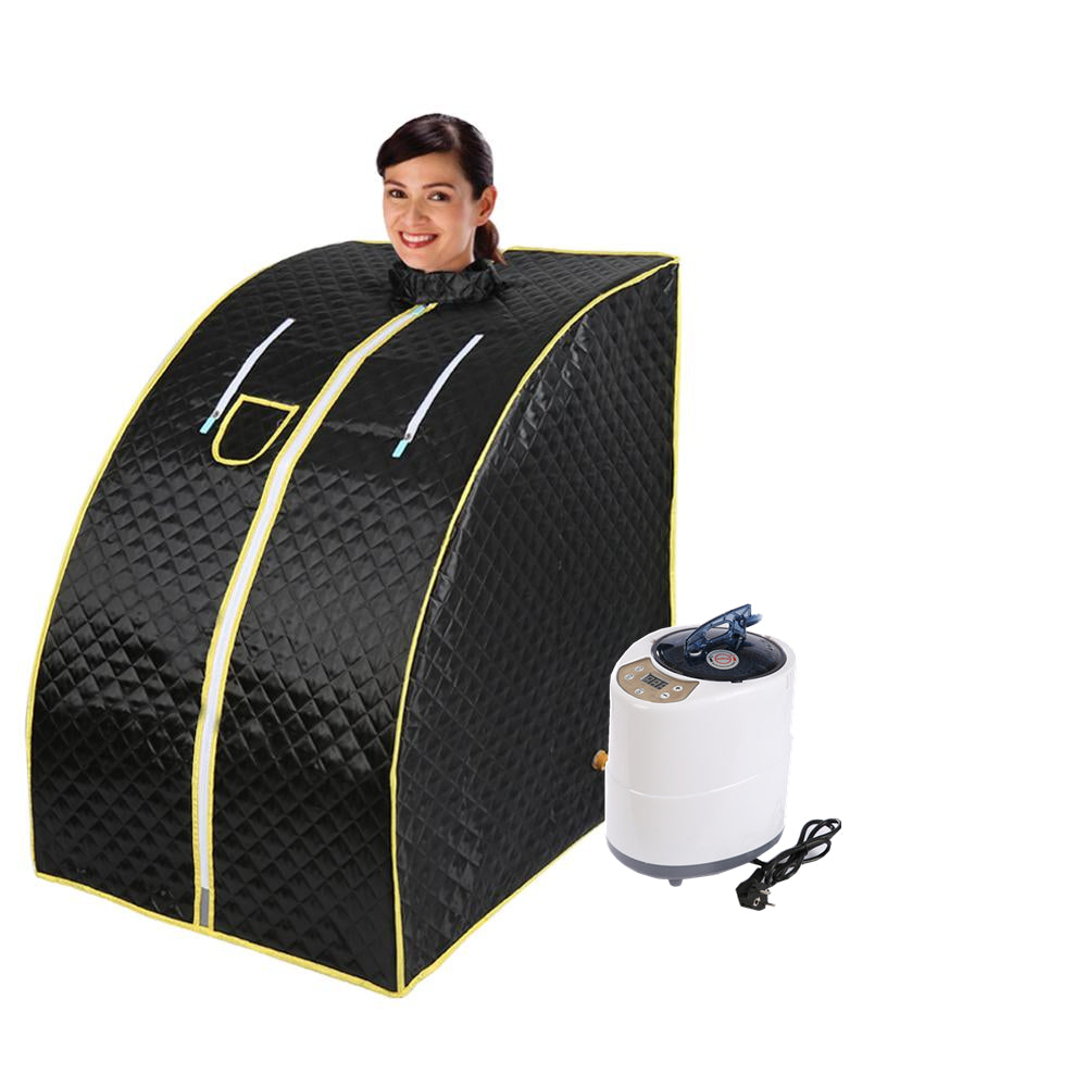Tropical Sauna Pod – Portable Home Steam Sauna Tent with Stainless Steel Frame