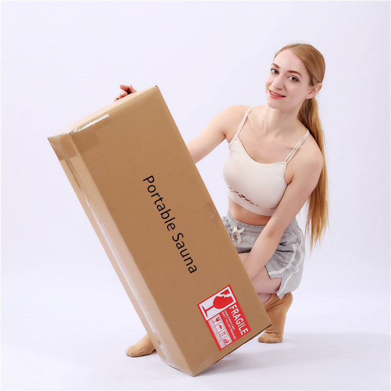 Tropical Sauna Pod – Portable Home Steam Sauna Tent with Stainless Steel Frame