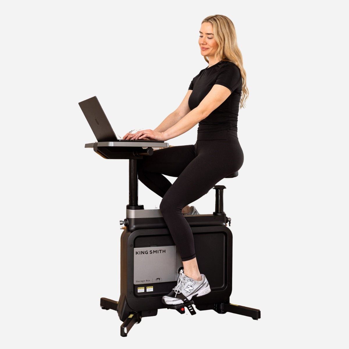TrainYourBody W1B – 3-in-1 Foldable Exercise Bike – Under Desk & Home Use – No Electricity Required