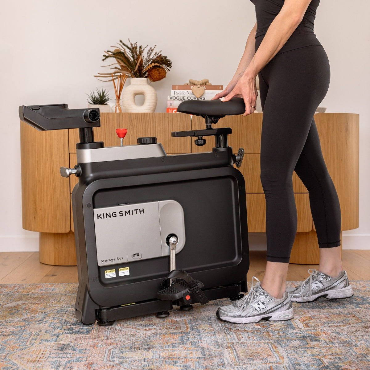 TrainYourBody W1B – 3-in-1 Foldable Exercise Bike – Under Desk & Home Use – No Electricity Required