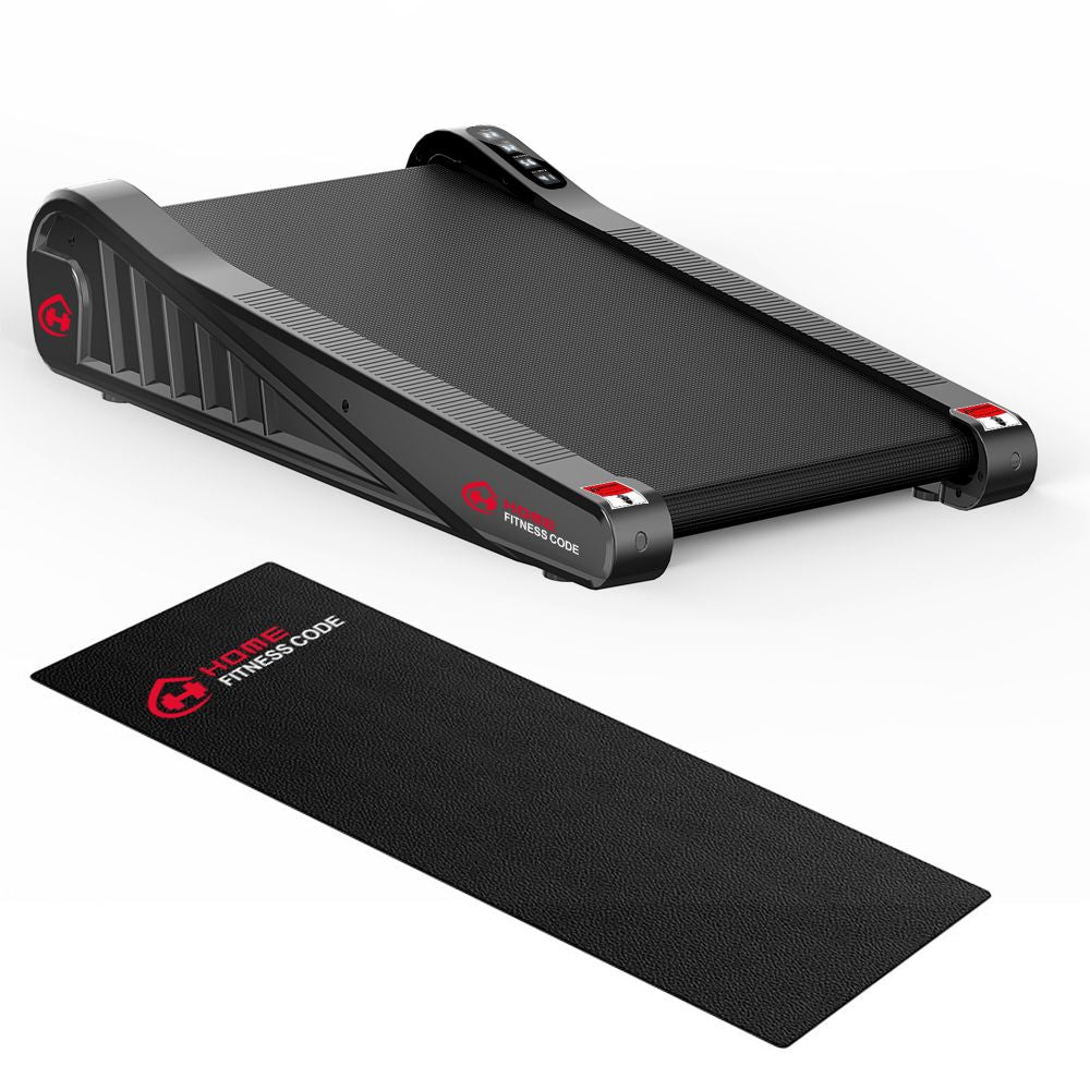 TrainYourBody Under Desk Walking Treadmill – 5% Incline – Compact & Quiet – 1 to 6 km/h – 2.5HP Motor – No Assembly – Home & Office Use